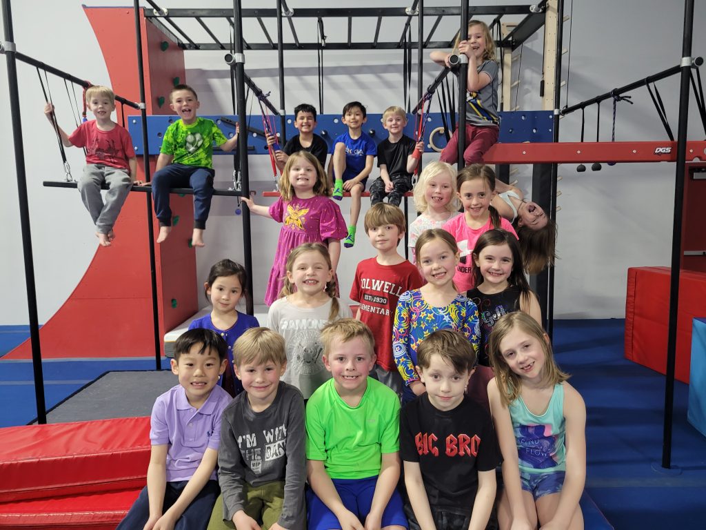 Children in the gymnastics space at ROGA