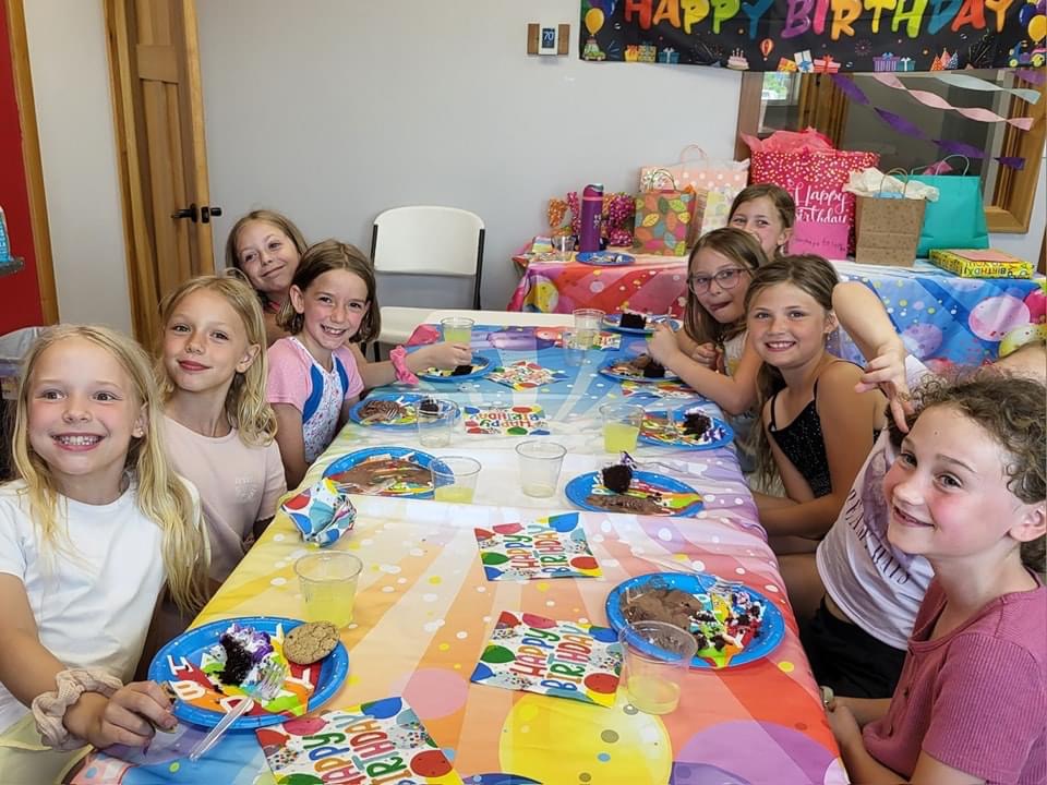 Children at a ROGA birthday party