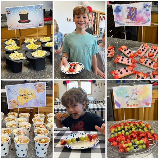 snack collage