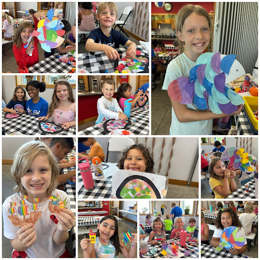 a second collage of crafts