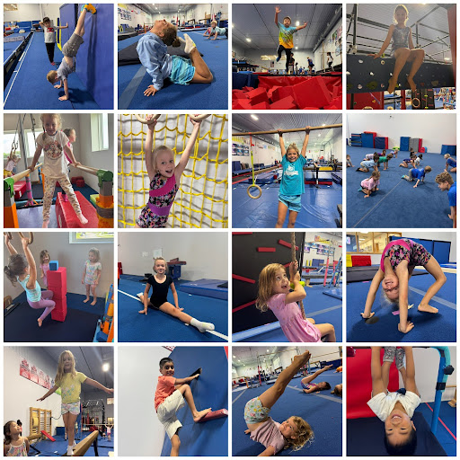 Gymnastics collage